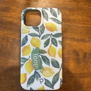 Loopy Phone Case ‘Lemon Grove’ Case - Yellow and Green